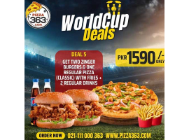Pizza 363 World Cup Deal 5 For Rs.1590/-image-1525